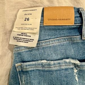 Citizens of Humanity
Olivia high-rise slim-fit jeans size: 26